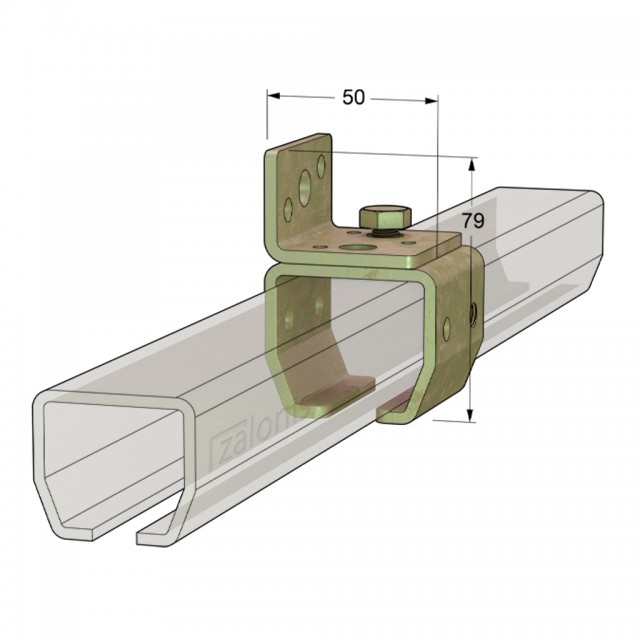 WALL RAIL SUPPORT H23